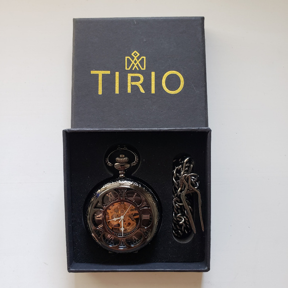 Tirio Pocketwatch - Black - Picture 1 of 7